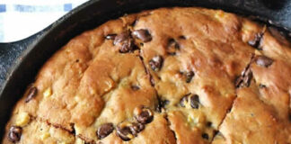 Gâteau au yaourt et pépites de chocolat avec thermomix