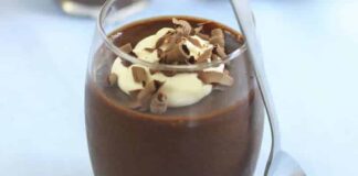 Mousse au chocolat sans oeuf avec thermomix