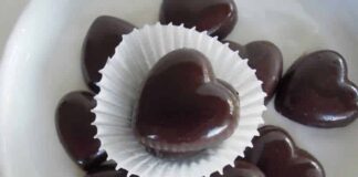 Petits coeurs au chocolat avec thermomix