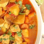 Poulet aux carottes et sauce curry avec thermomix