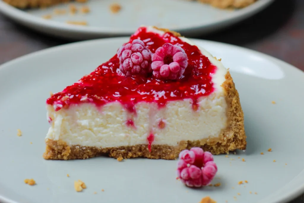 Cheesecake aux framboises au Cookéo