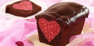 Gâteau surprise de la Saint Valentin