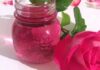 Eau de rose fait maison