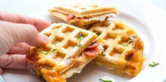 Gaufre-Pizza Facile avec Thermomix