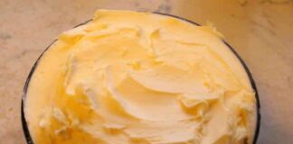 Margarine au citron fait maison avec Thermomix