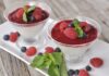 Panna cotta au coulis de framboise WW