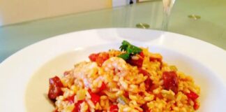 Risotto au chorizo au thermomix