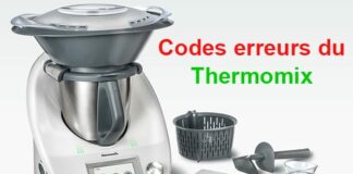 codes erreurs thermomix