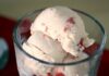 crème glacée à la fraise