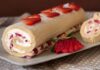 Biscuit roulé aux fraises avec Thermomix