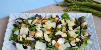 Salade d'asperges et parmesan