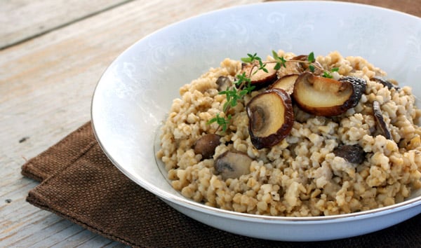 Risotto aux champignons - Recette légère - Plat et Recette