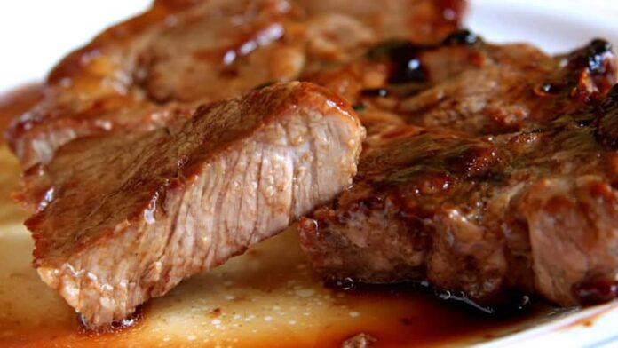 Steaks de porc au Varoma