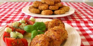 Croquettes légères des lentilles corail