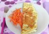 Omelette aux blancs d'oeufs et carottes