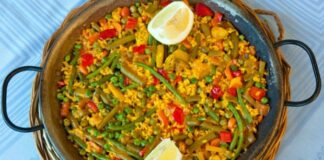 Paella aux légumes Weight Watchers