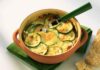 Gratin de courgettes et saumon fumé léger