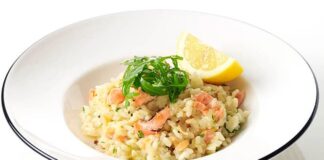 Risotto saumon et oignons Weight Watchers