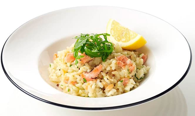 Risotto saumon et oignons Weight Watchers