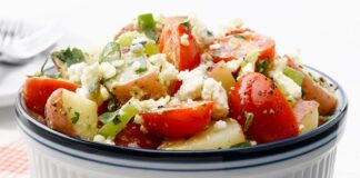 Salade de pommes de terre et tomates Weight Watchers