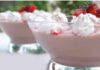 Crème anglaise aux fraises avec Thermomix