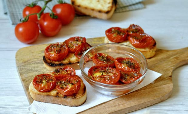 Tomates confites au four Weight Watchers