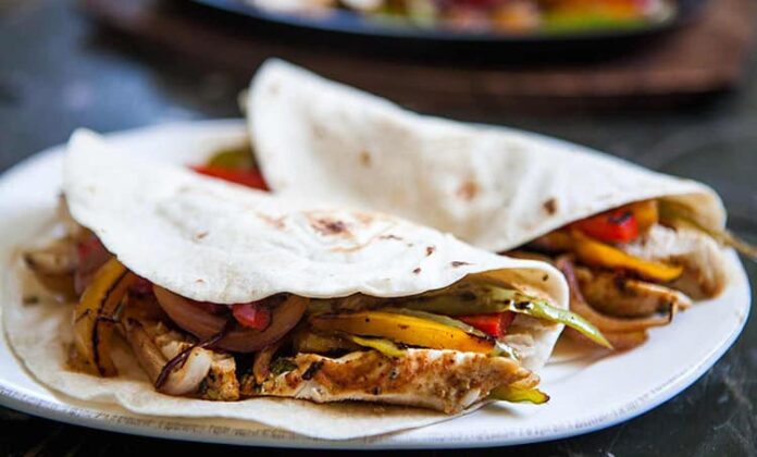 Fajitas au poulet Weight Watchers