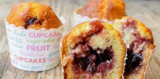 Muffins cœur confiture au Thermomix