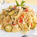 Spaghettis au Poisson et aux Légumes légères