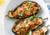 aubergines farcies à la viande hachée avec Thermomix