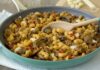 Macaronis à la viande hachée et champignons