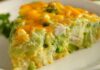 Quiche sans pâte au poulet et brocoli Weight Watchers