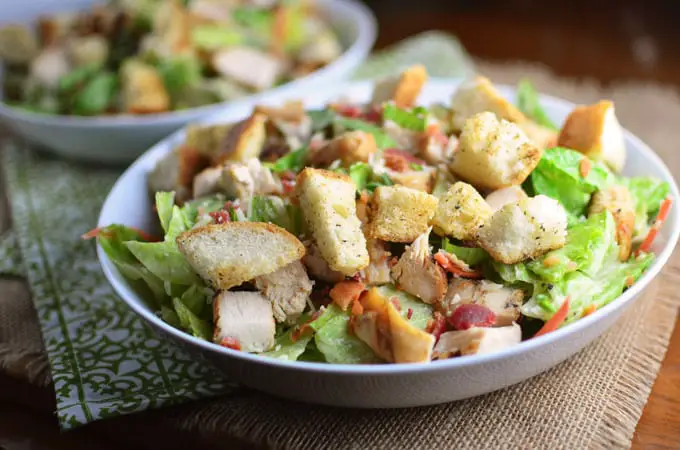 Salade césar au poulet