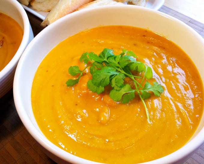 Velouté de lentilles léger