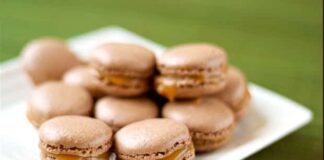 Macarons au caramel au beurre salé avec Thermomix