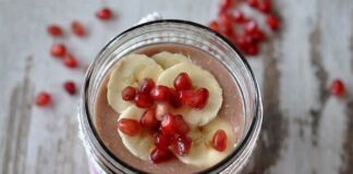 Smoothie à la grenade et à la banane au Thermomix