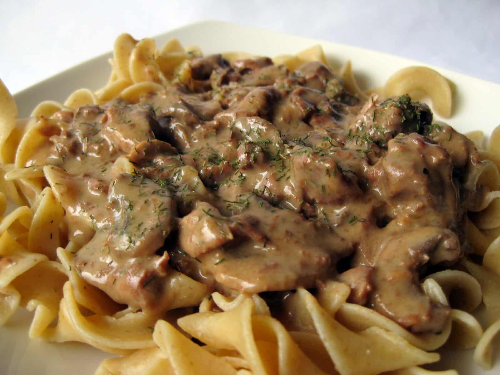 Boeuf Stroganoff léger - Recettes légères - Plat et Recette