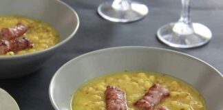 Haricots blancs aux saucisses avec Thermomix