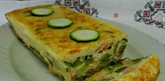 Invisible de courgettes au saumon Weight Watchers