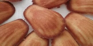 Madeleines au Caramel Beurre Salé avec Thermomix