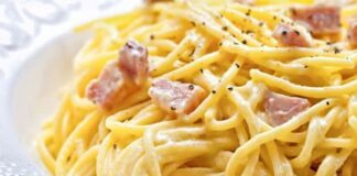 pâtes à la carbonara au Cookeo