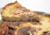 Quiche Lorraine avec saucisse, jambon et fromage