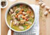 Soupe de poulet et gnocchis