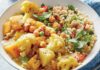 chou-fleur et pois chiches au curry