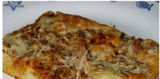 Pizza liquide au thon avec Thermomix