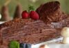 Bûche au chocolat légère