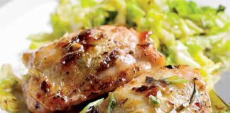 Cuisses de poulet au gingembre et au citron