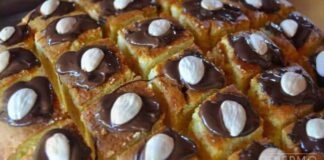 Gâteau aux pommes aux carottes et aux amandes