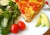 Quiche au thon et au tomates cerises légère