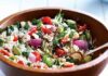 Salade d’orge et de riz à la méditerranéenne